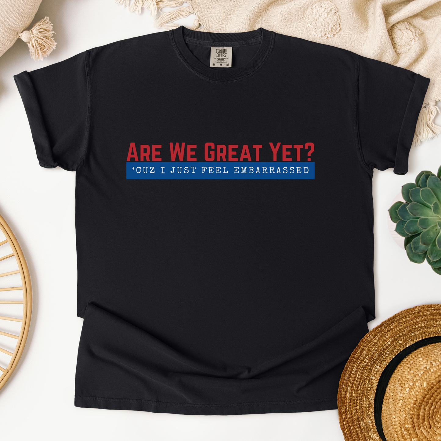 Are We Great Yet?™ | Heavyweight Graphic Tee