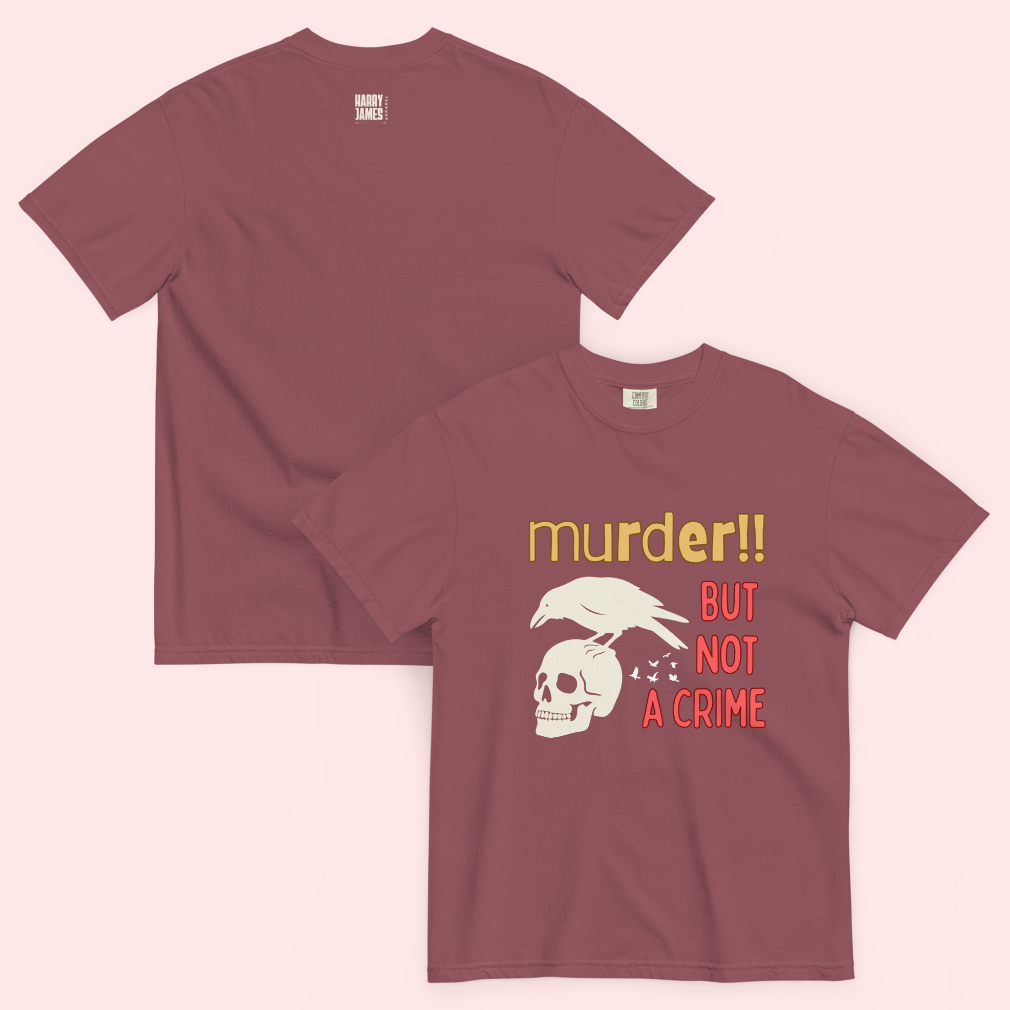 Murder of Crows™ | Heavyweight Graphic Tee