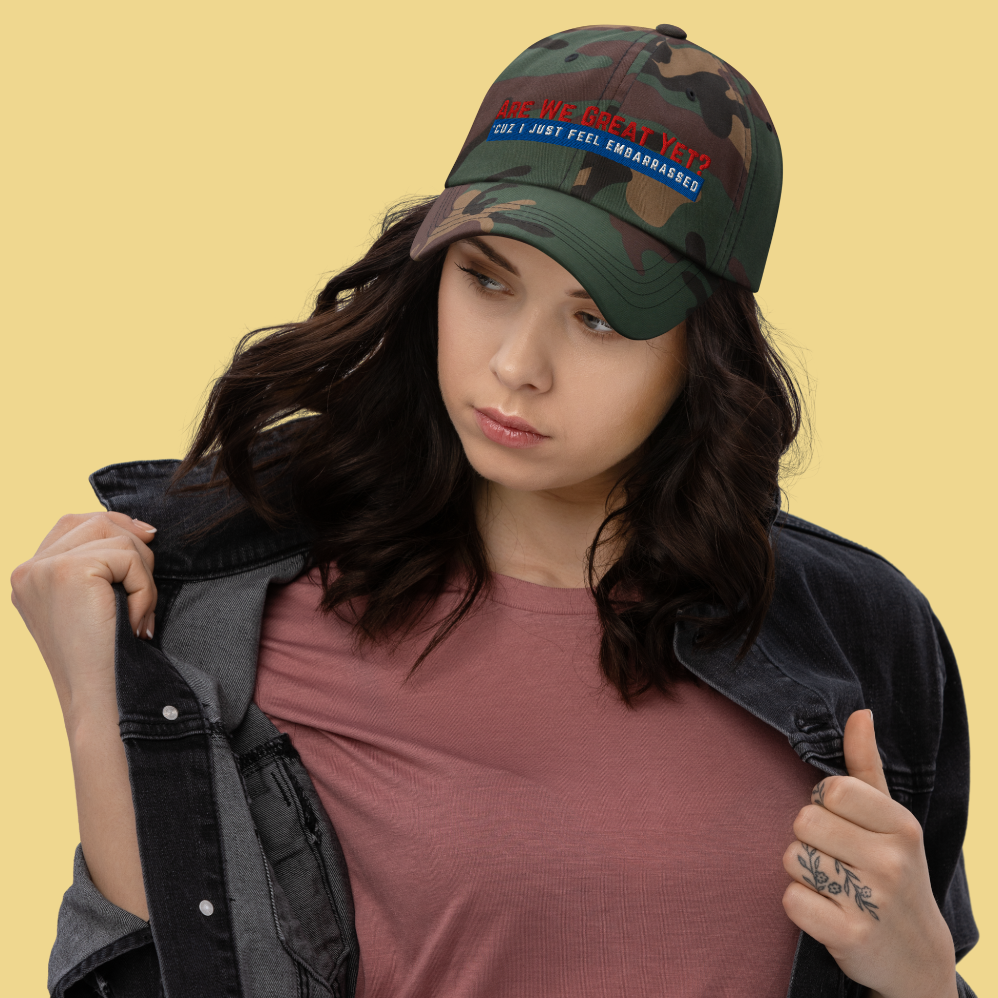 Are We Great Yet?™ | Embroidered Dad Hat