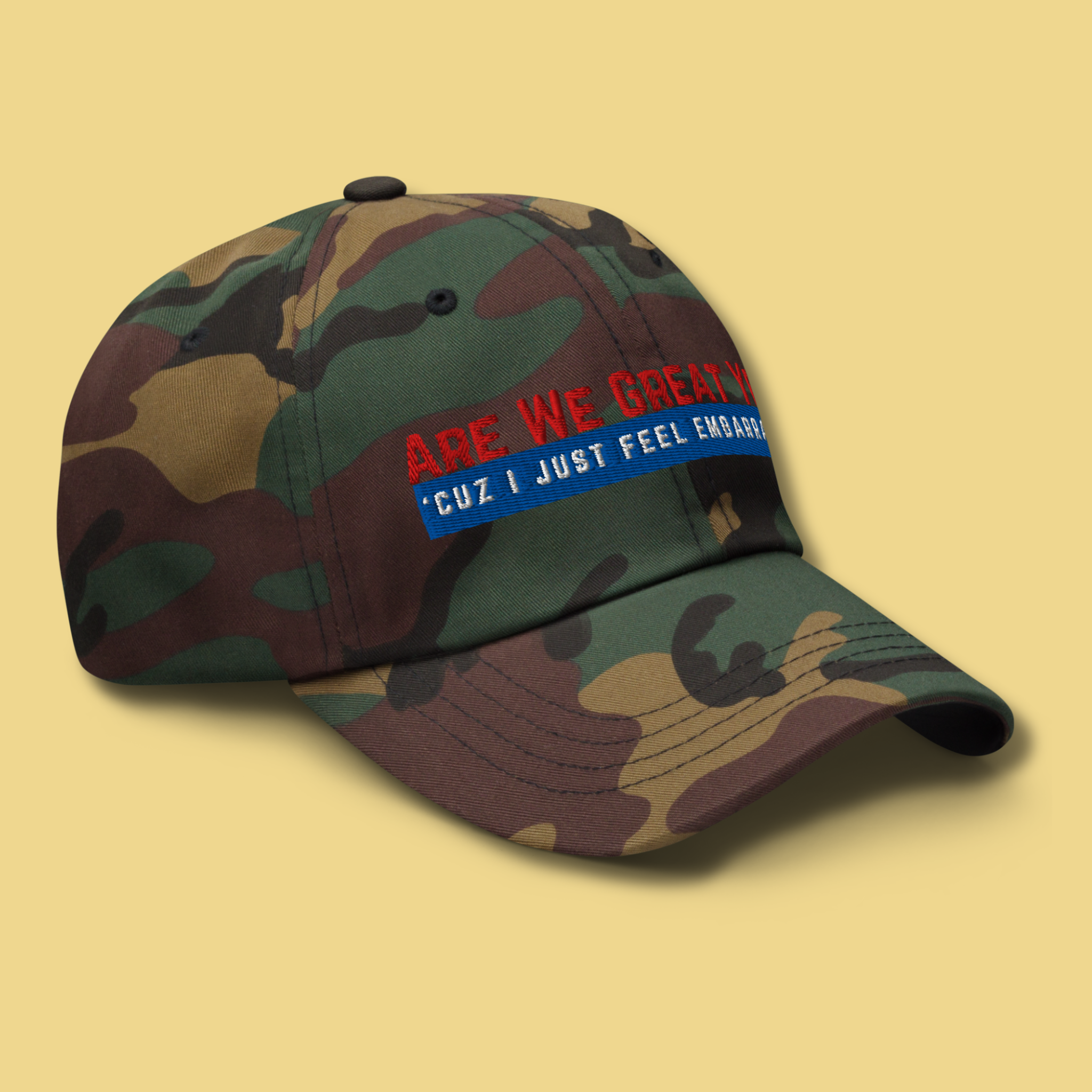 Are We Great Yet?™ | Embroidered Dad Hat