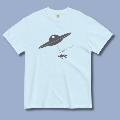 I Rather Get Abducted By Aliens™ Heavyweight Graphic Tee