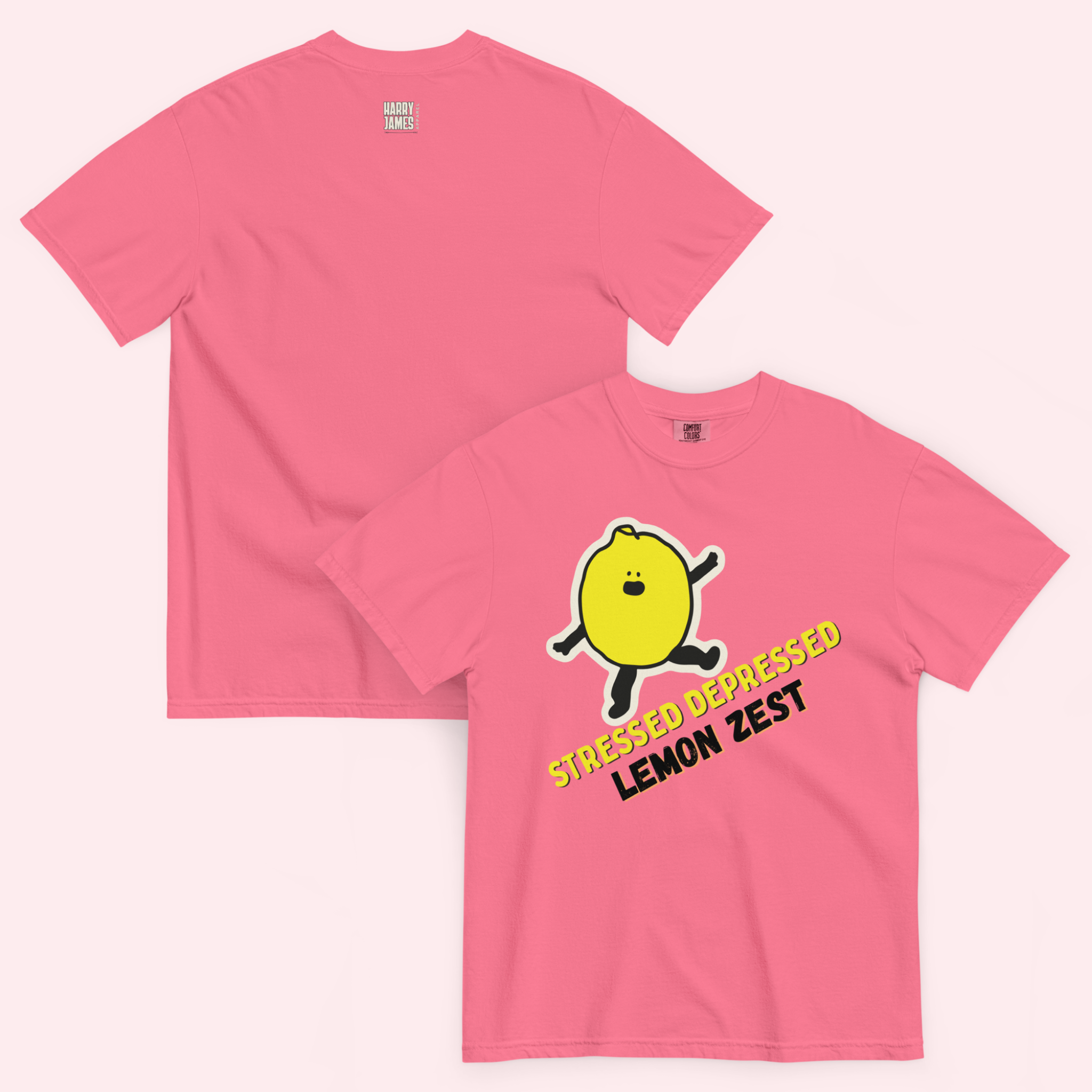 Stressed Depressed Lemon Zest™ | Heavyweight Graphic Tee