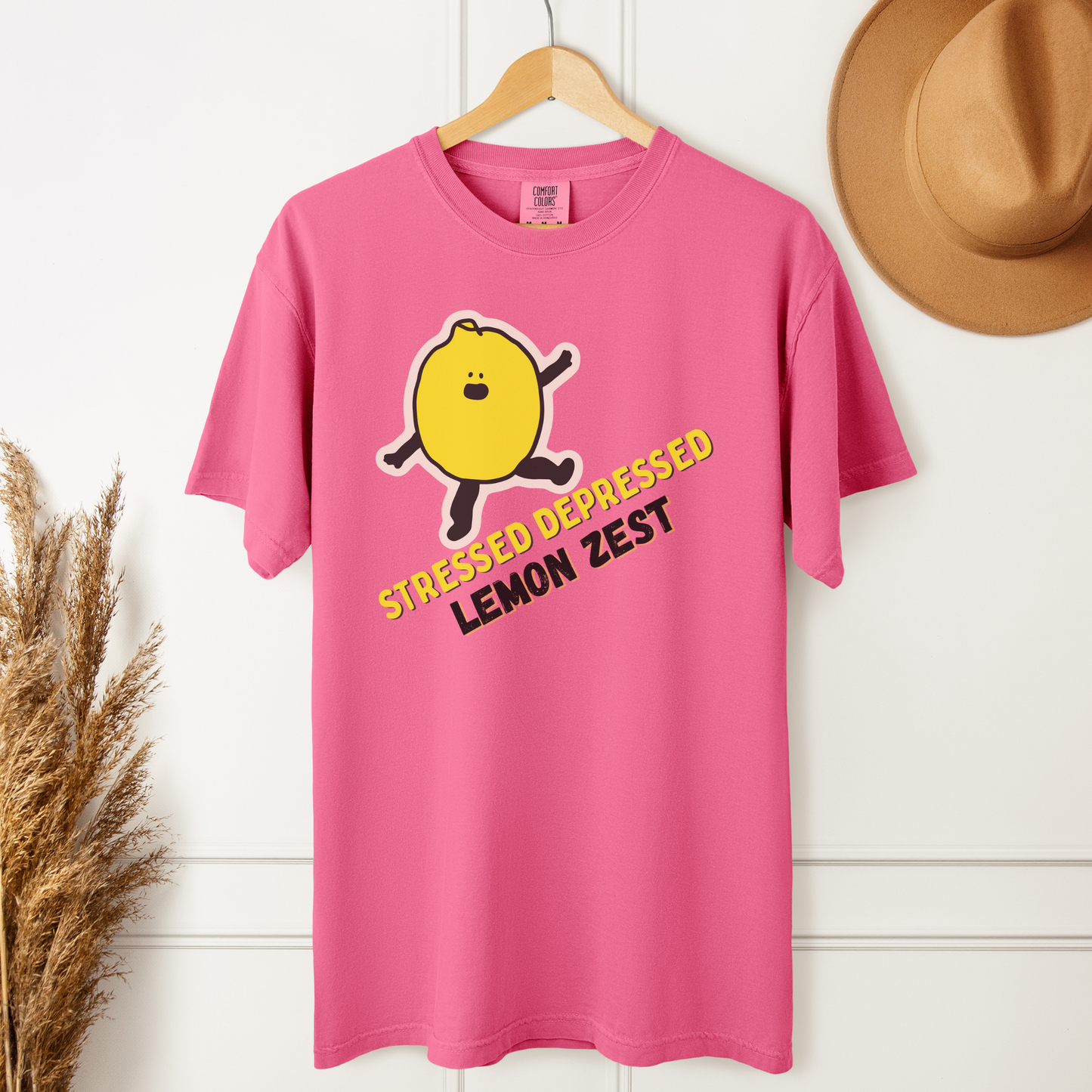 Stressed Depressed Lemon Zest™ | Heavyweight Graphic Tee