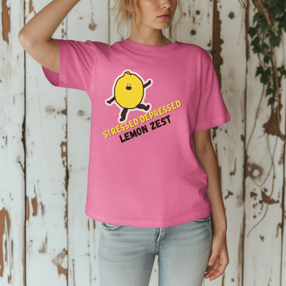 Stressed Depressed Lemon Zest™ | Heavyweight Graphic Tee