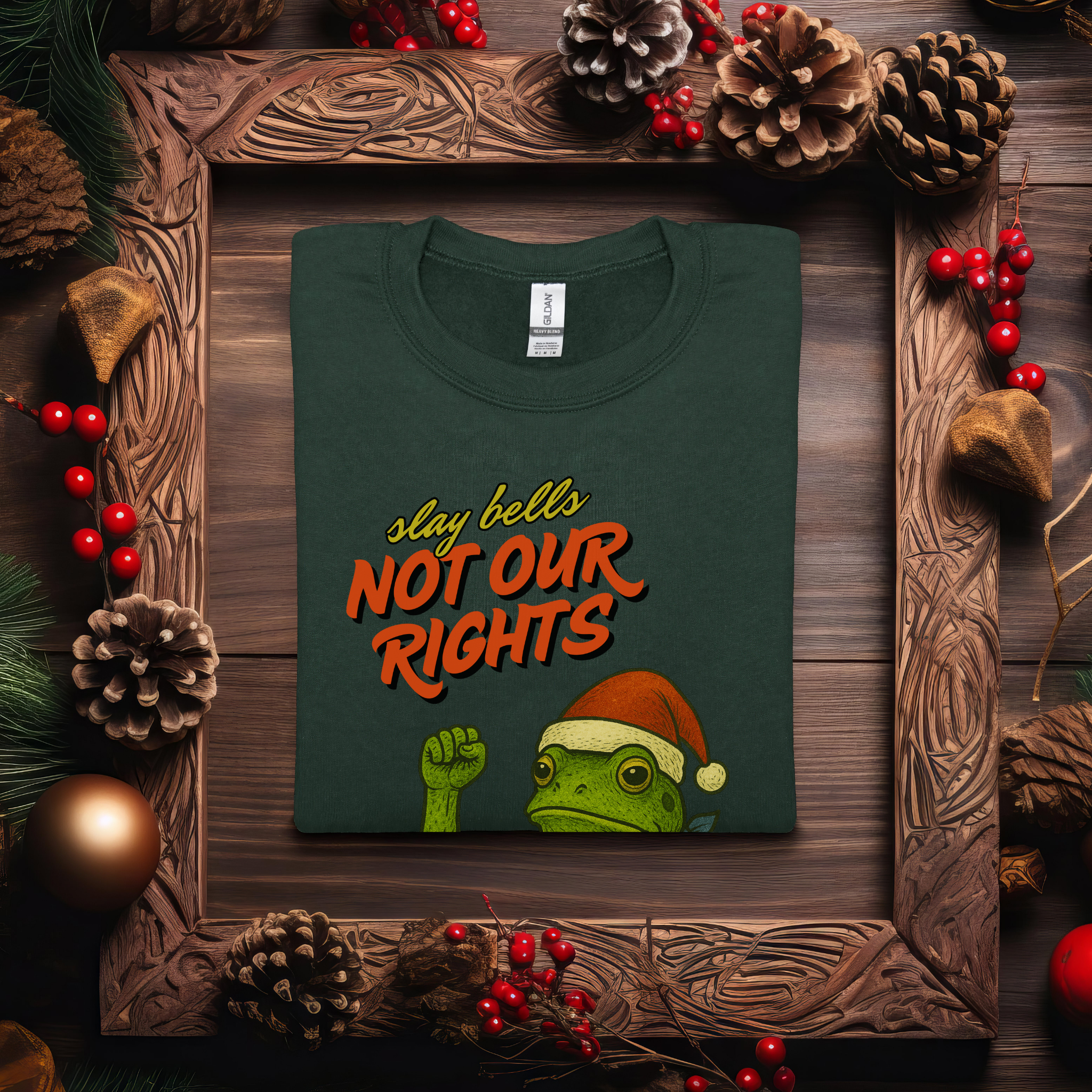 Slay Bells Not My Rights™ | Christmas Crew Sweatshirt
