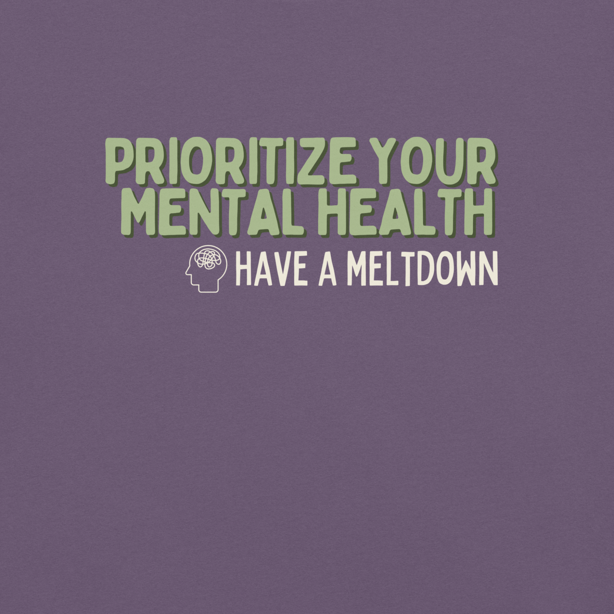 Prioritize Your Mental Health™ | Heavyweight Graphic Tee