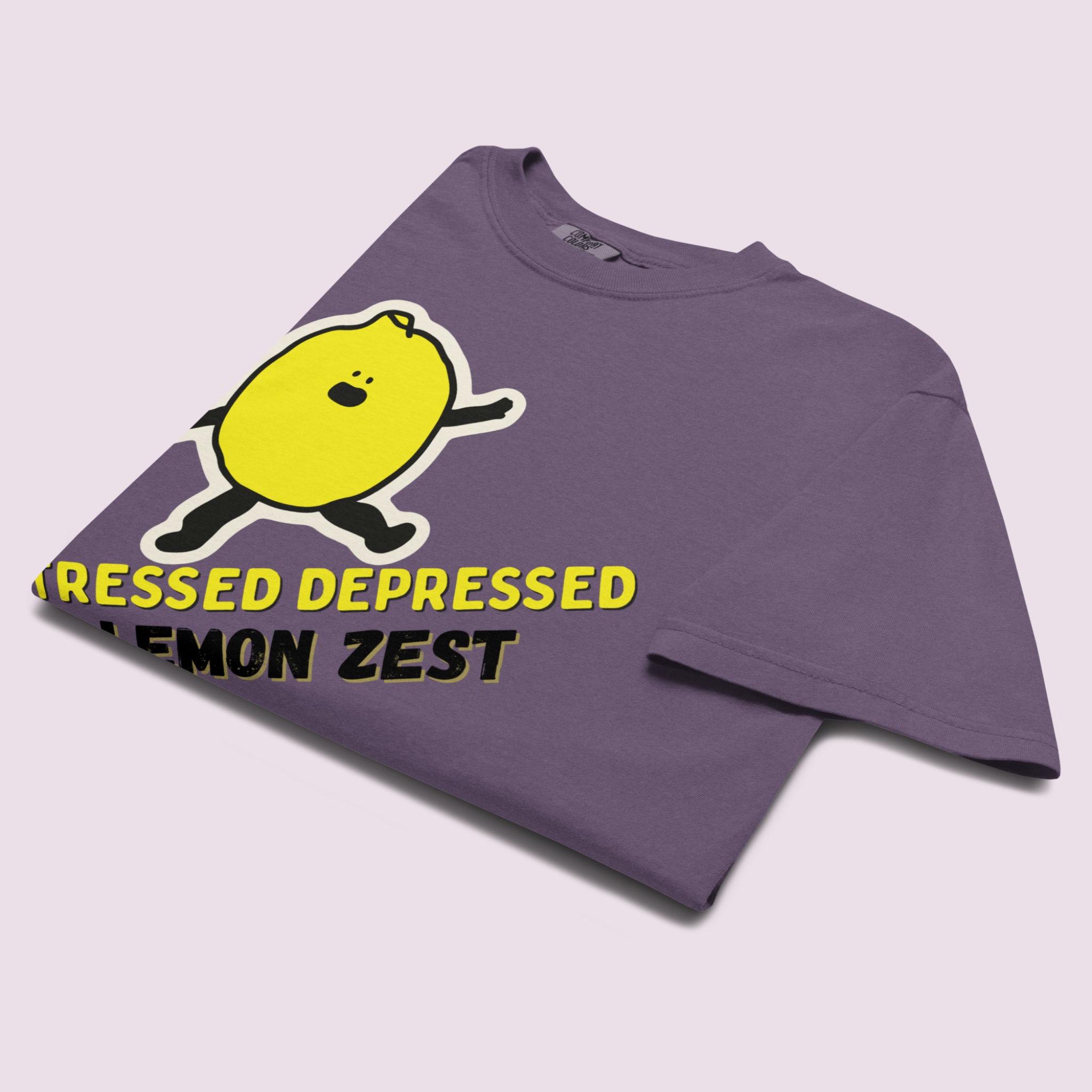 Stressed Depressed Lemon Zest™ | Heavyweight Graphic Tee