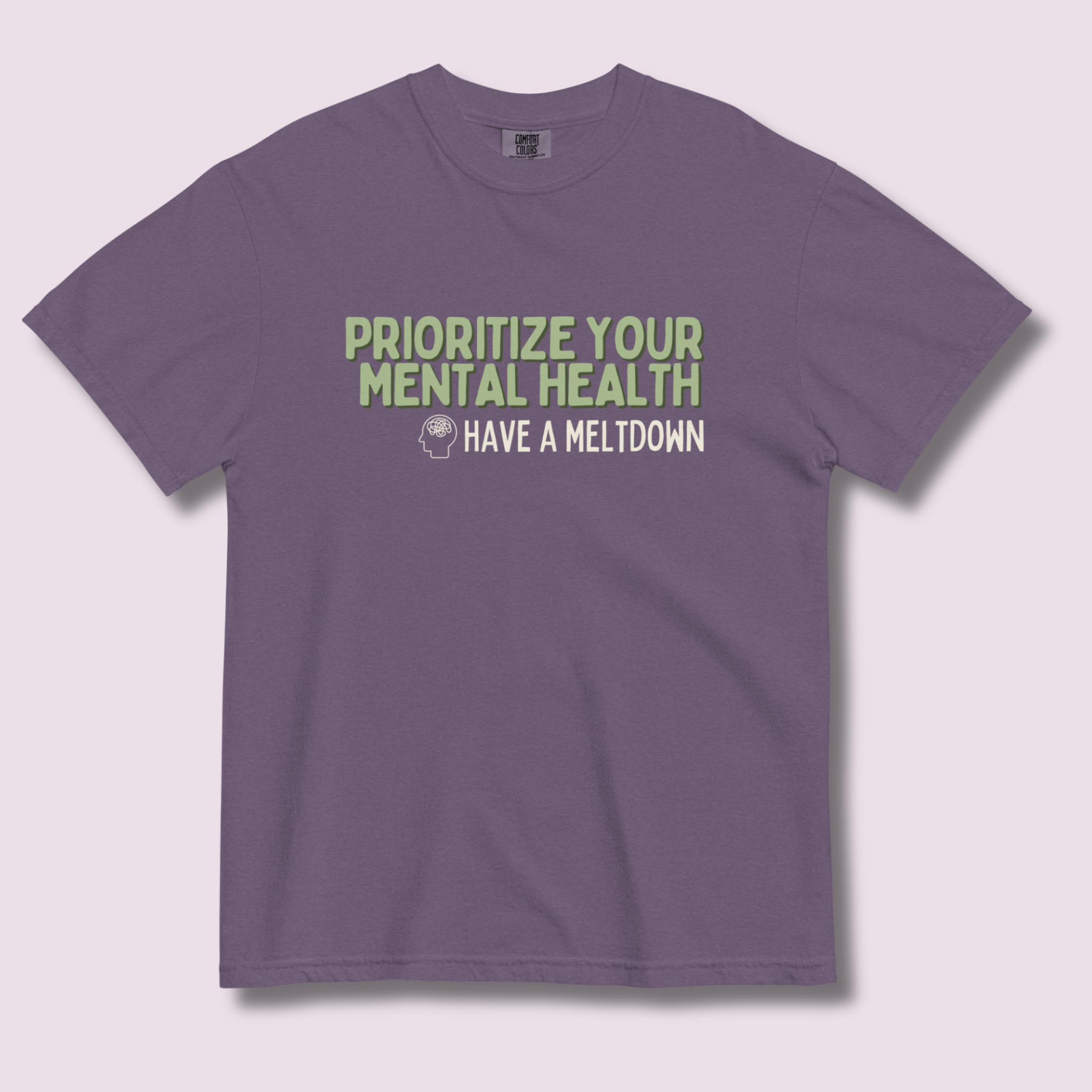 Prioritize Your Mental Health™ | Heavyweight Graphic Tee