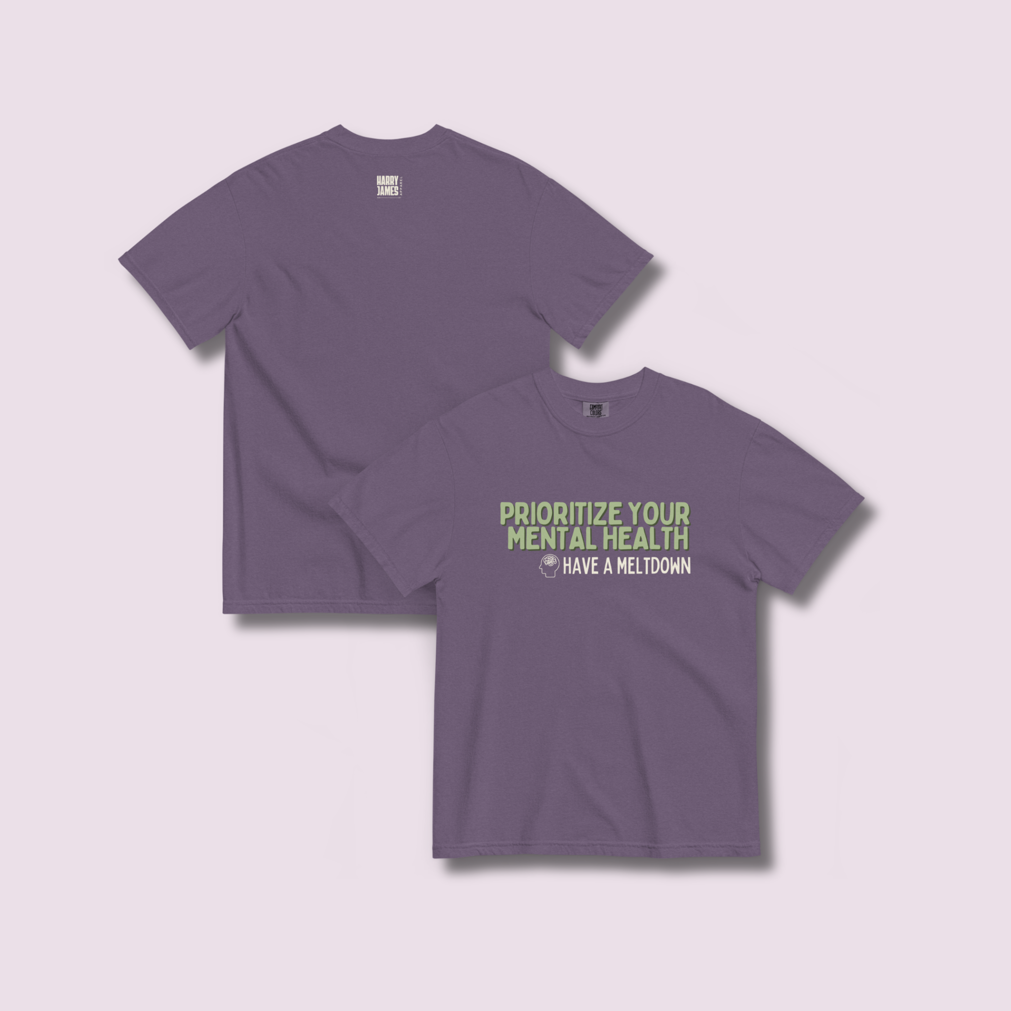 Prioritize Your Mental Health™ | Heavyweight Graphic Tee