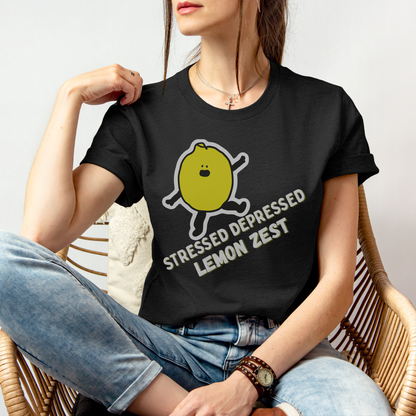 Stressed Depressed Lemon Zest™ | Staple Graphic Tee