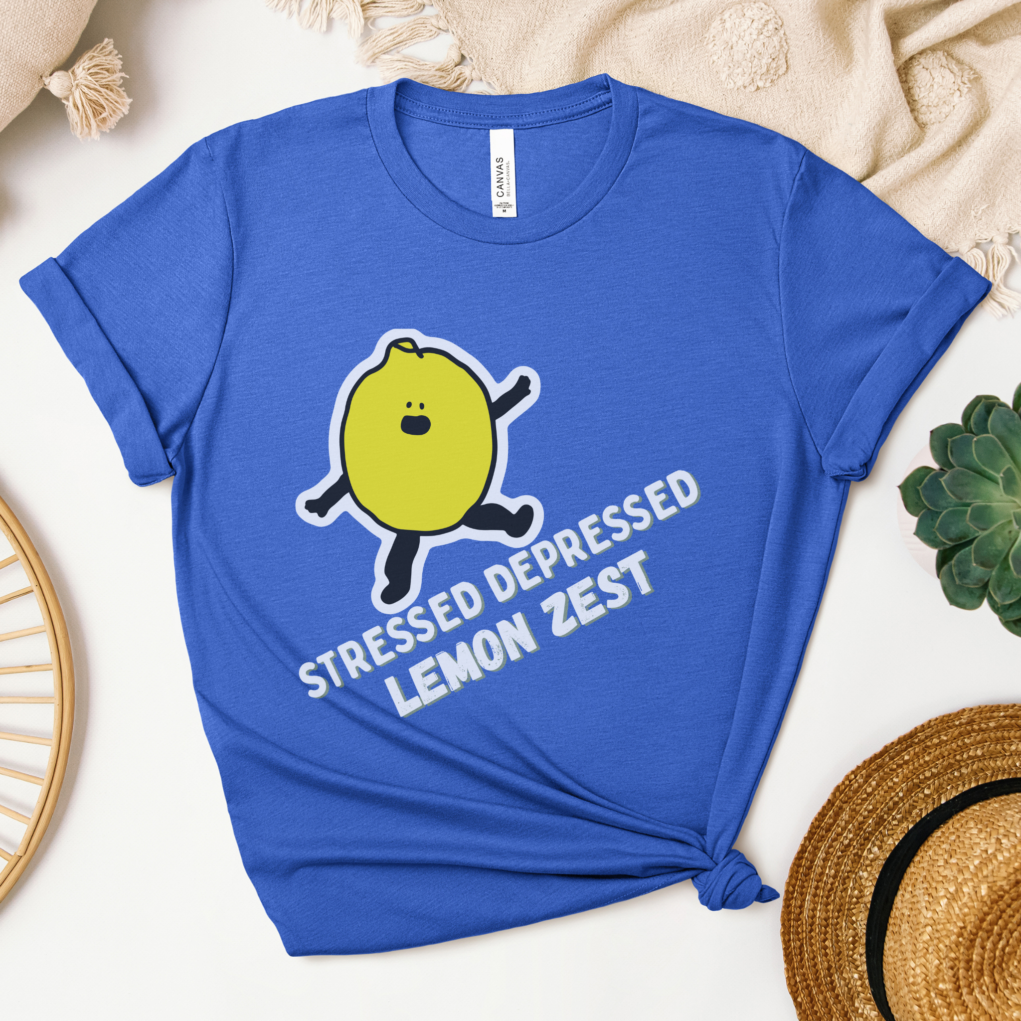 Stressed Depressed Lemon Zest™ | Staple Graphic Tee