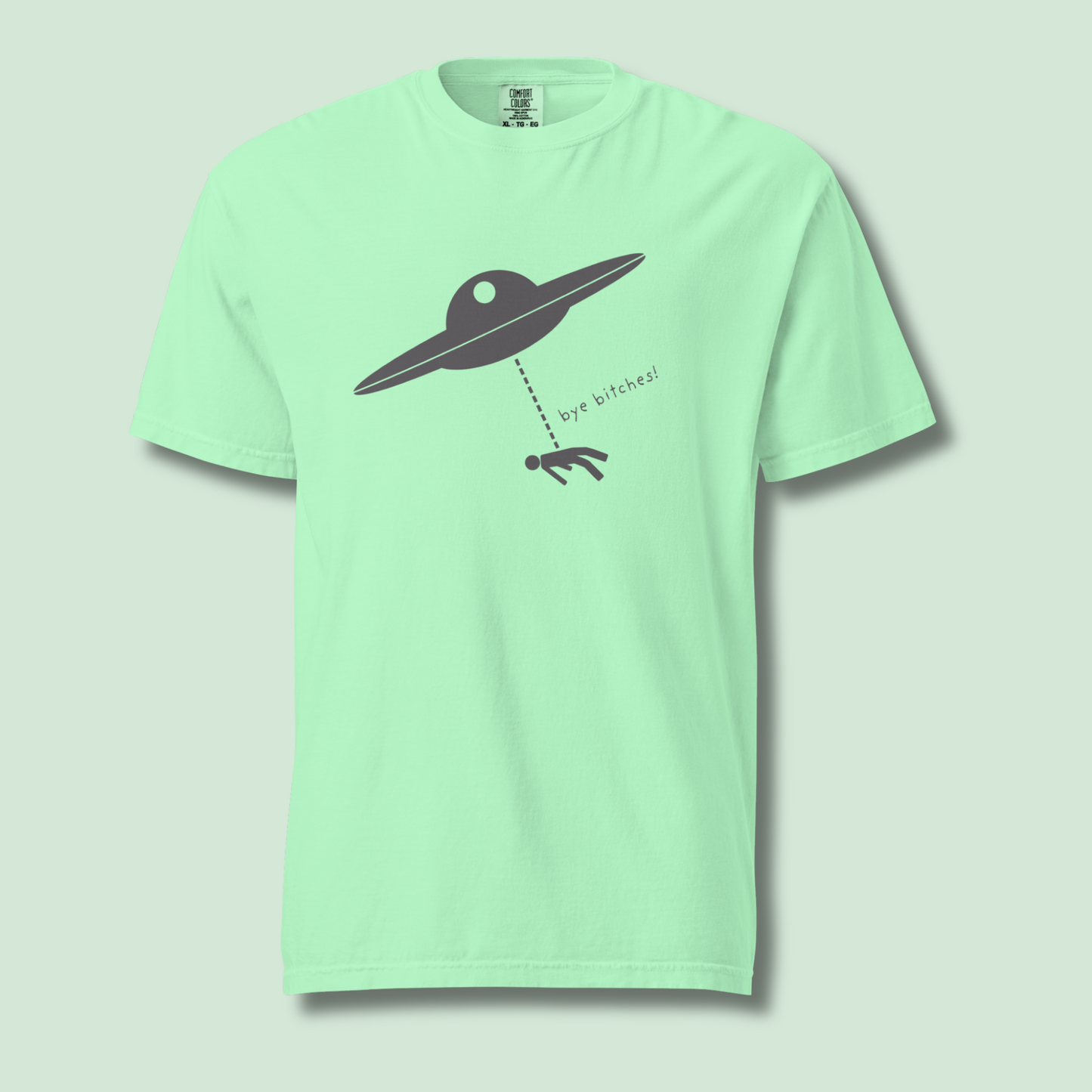 I Rather Get Abducted By Aliens™ Heavyweight Graphic Tee