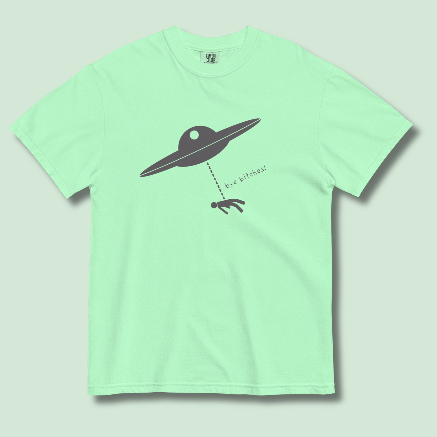 I Rather Get Abducted By Aliens™ Heavyweight Graphic Tee