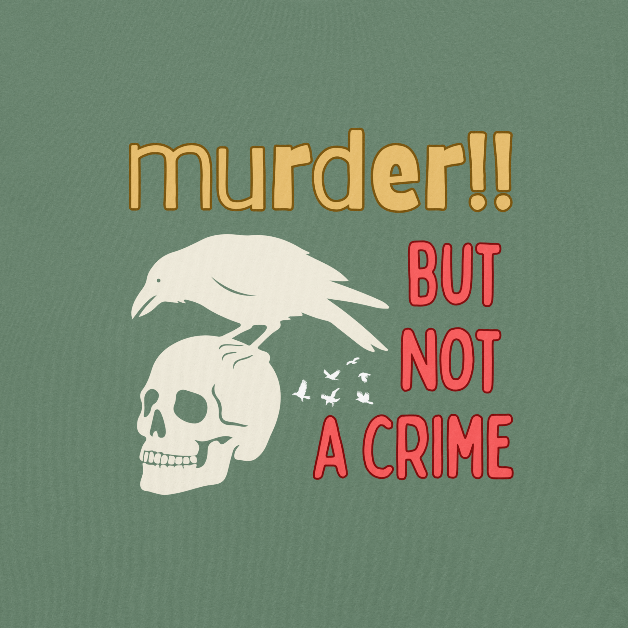 Murder of Crows™ | Heavyweight Graphic Tee