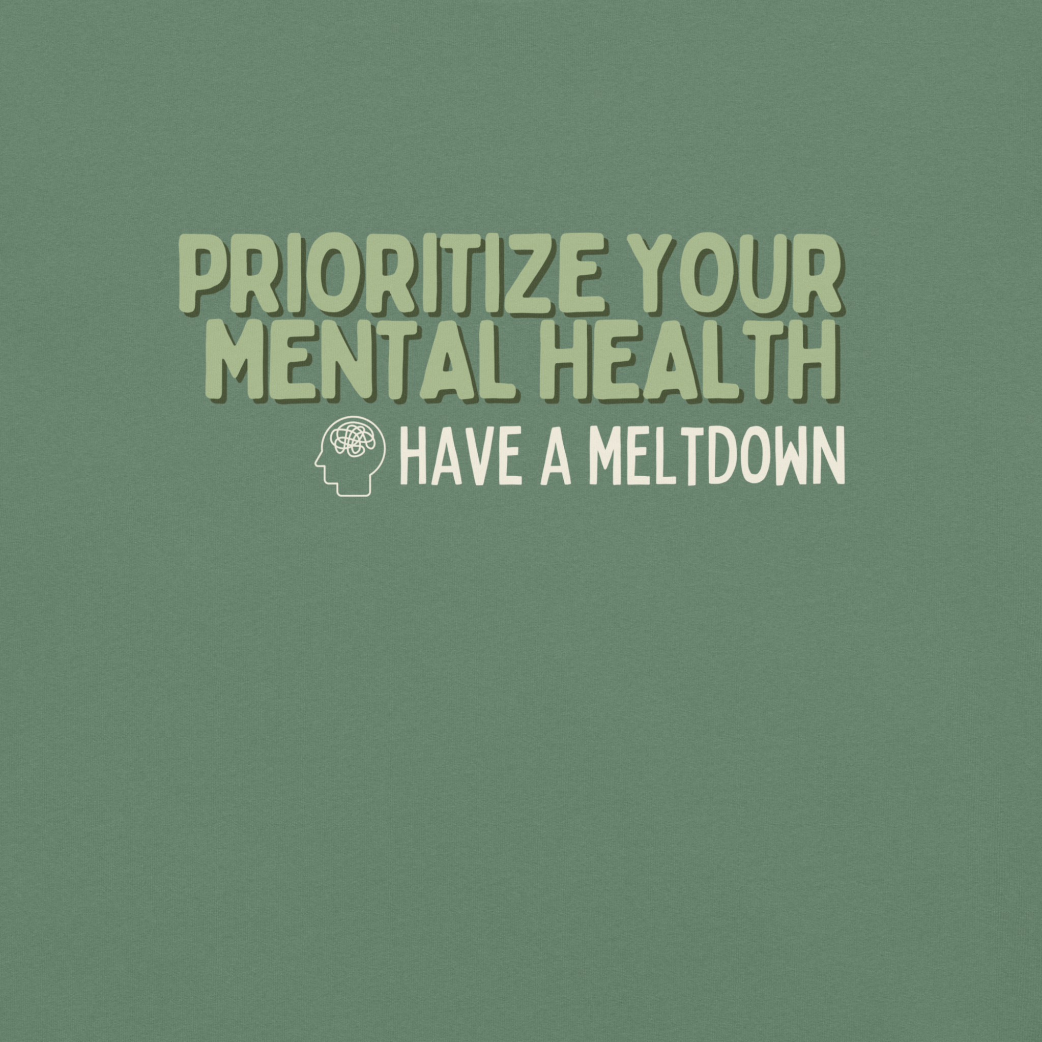 Prioritize Your Mental Health™ | Heavyweight Graphic Tee