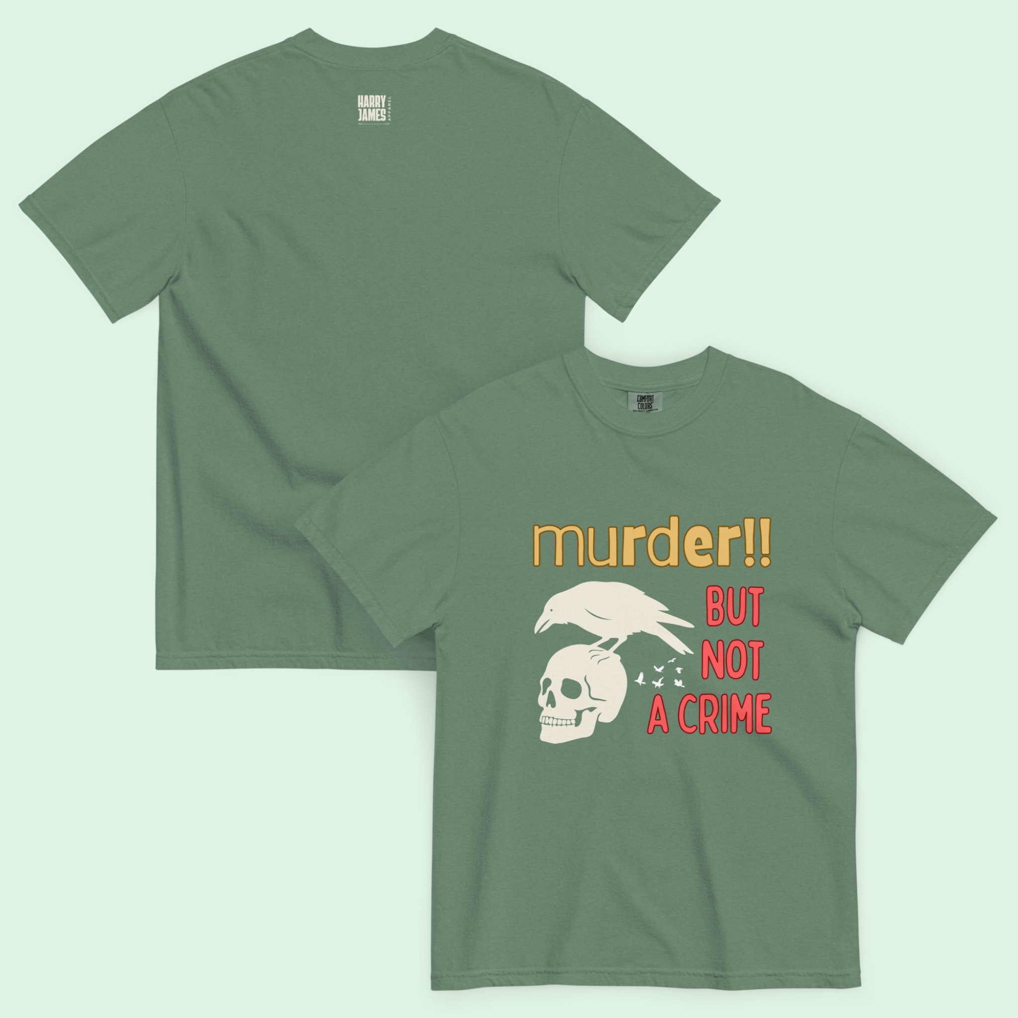 Murder of Crows™ | Heavyweight Graphic Tee