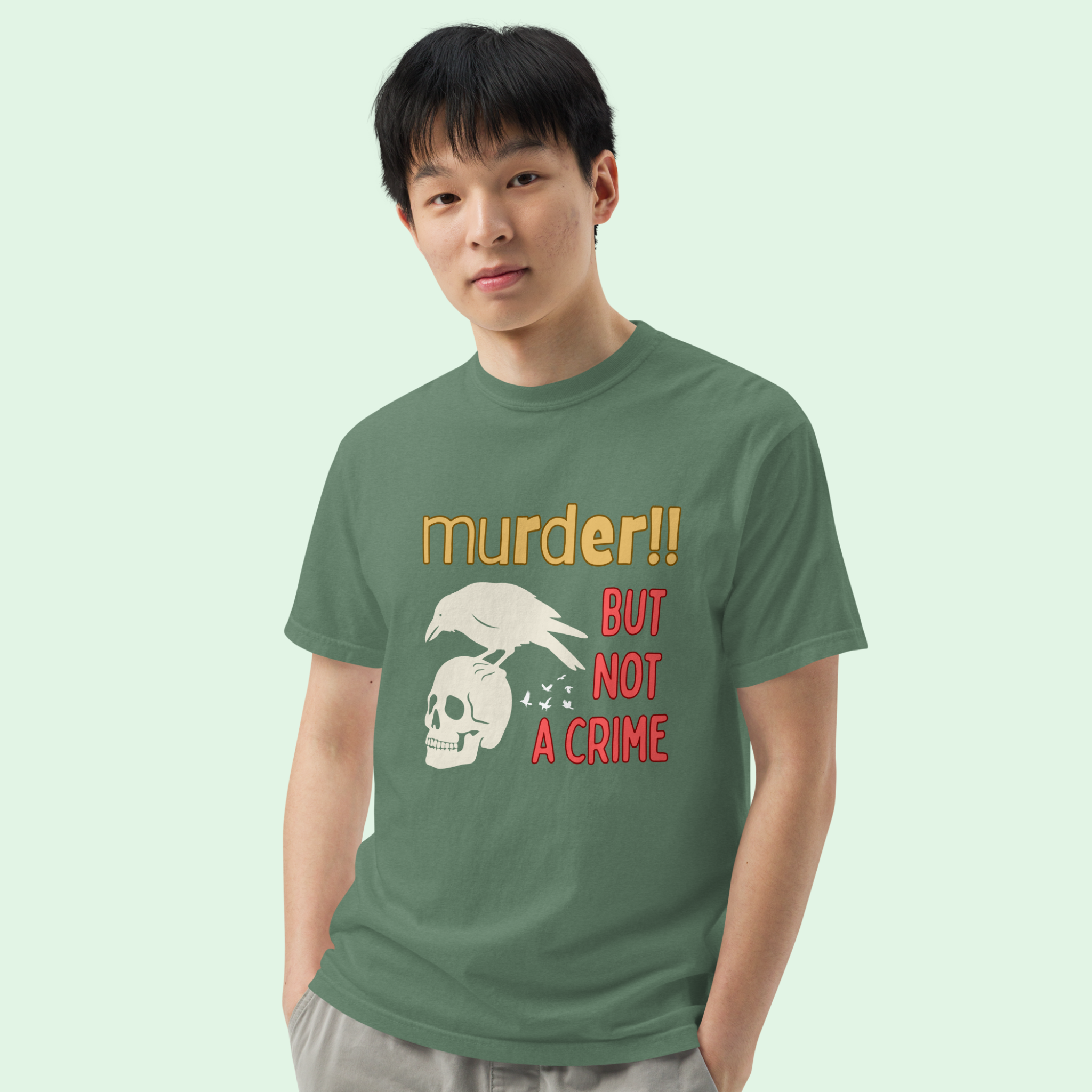 Murder of Crows™ | Heavyweight Graphic Tee
