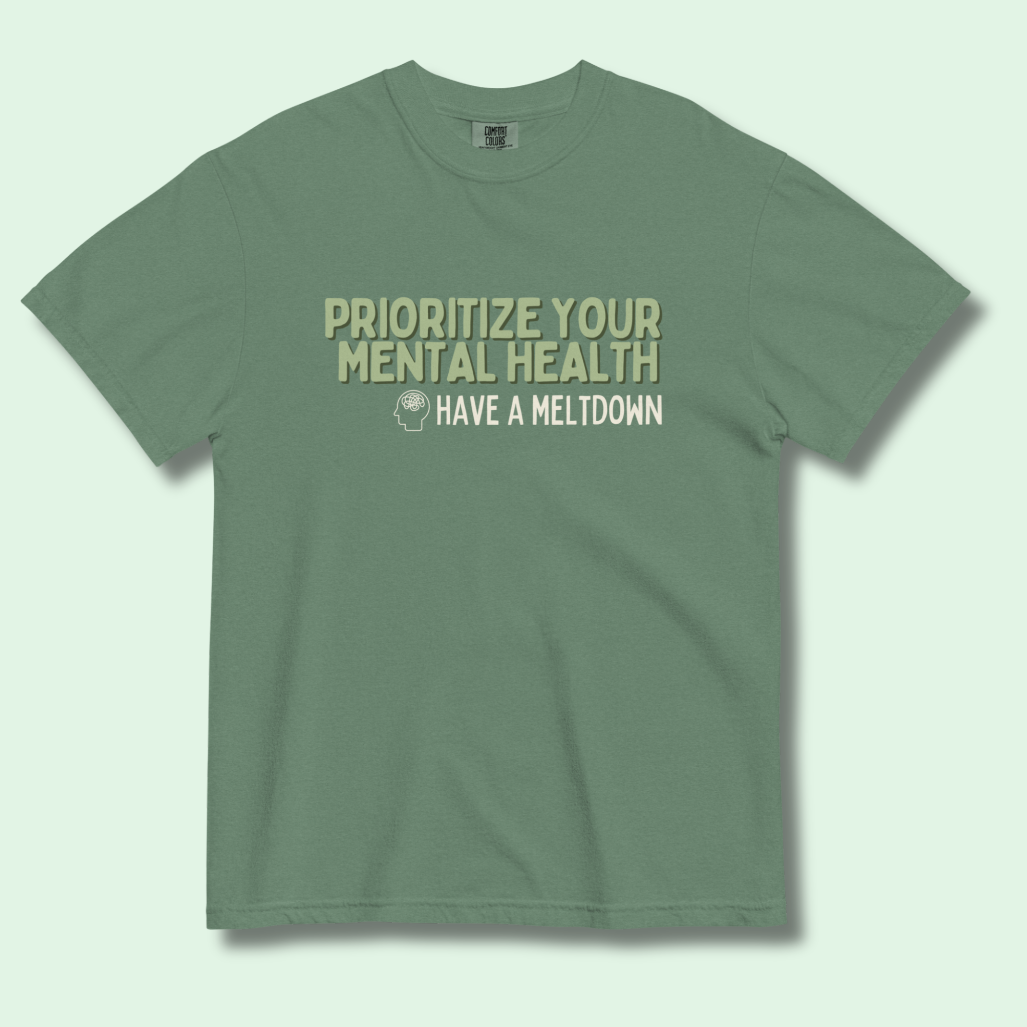 Prioritize Your Mental Health™ | Heavyweight Graphic Tee