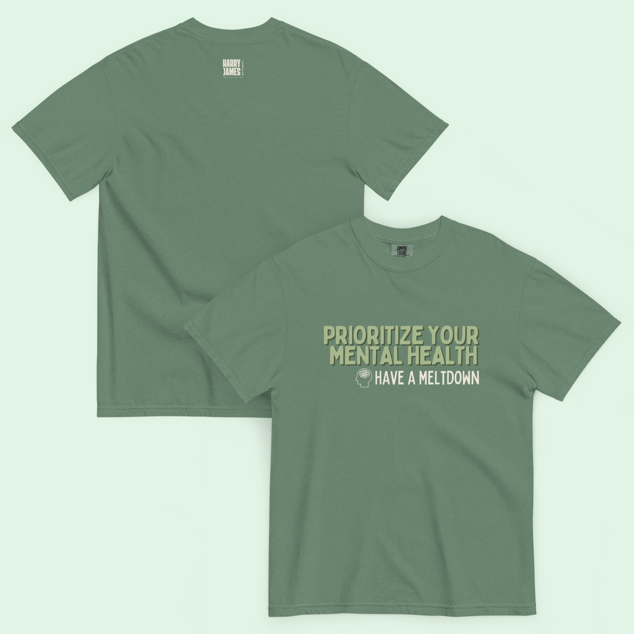 Prioritize Your Mental Health™ | Heavyweight Graphic Tee