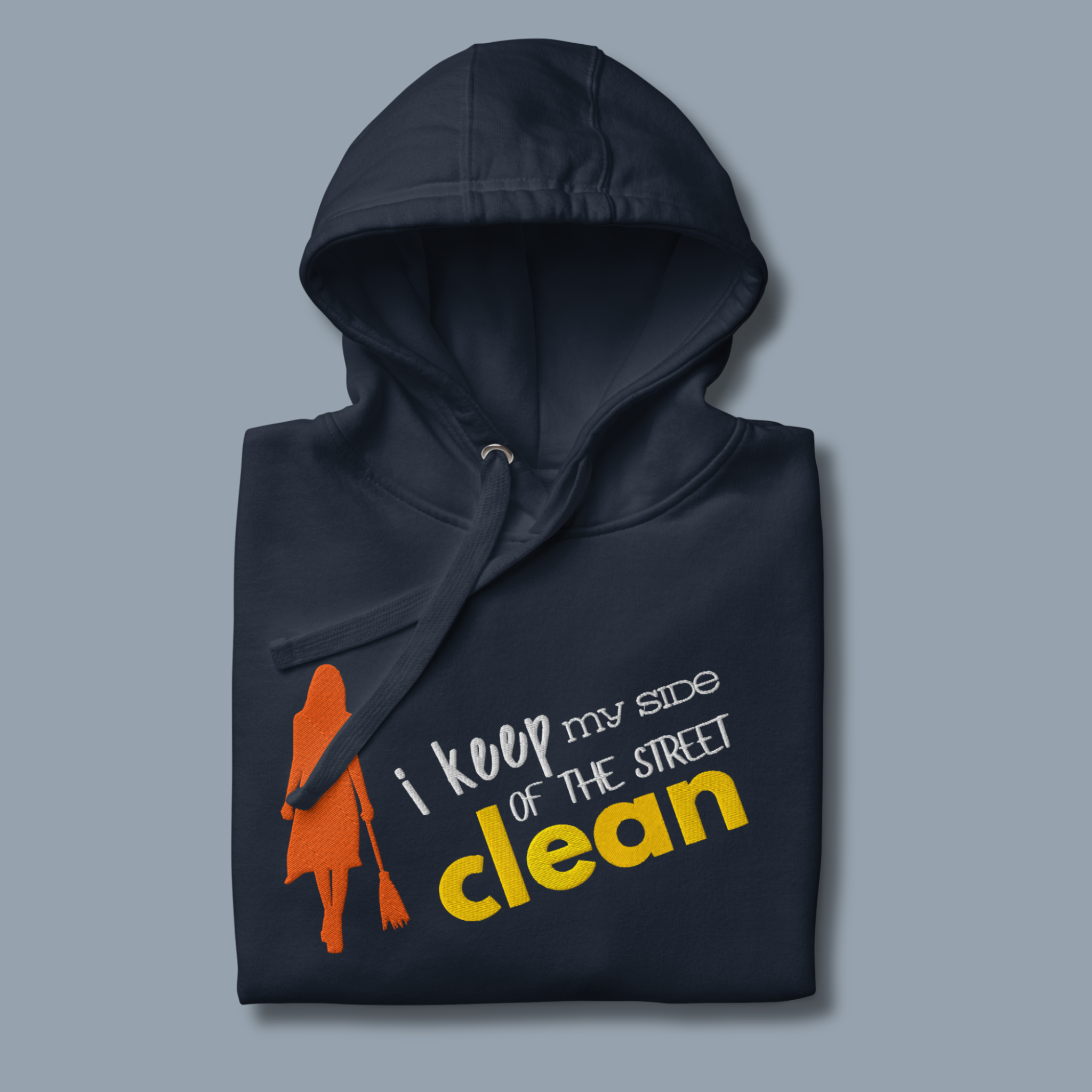 I Keep My Side Clean™ | Premium Embroidered Hoodie