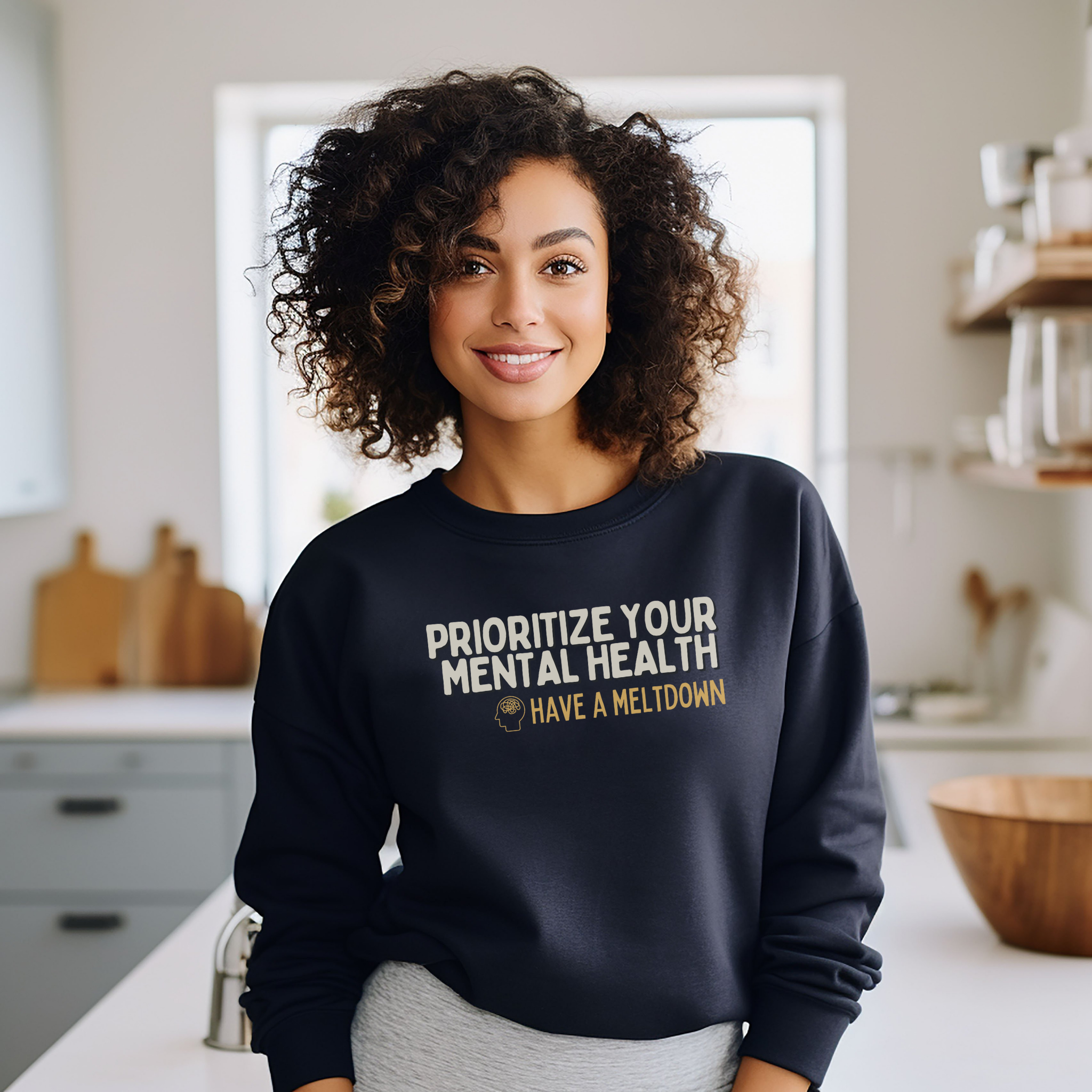 Prioritize Your Mental Health™ | Graphic Sweatshirt