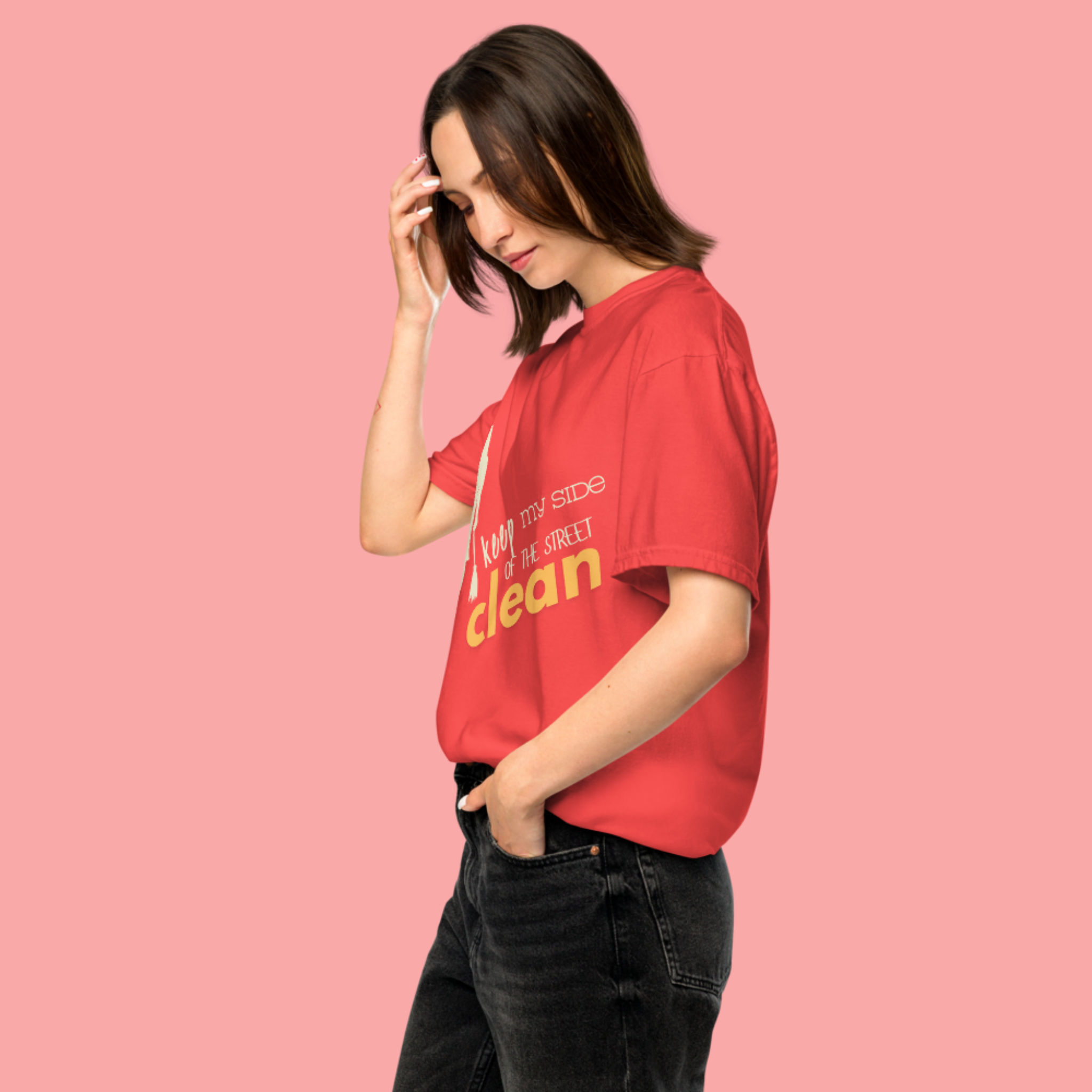 Keep My Side Clean™ | Heavyweight Graphic Tee