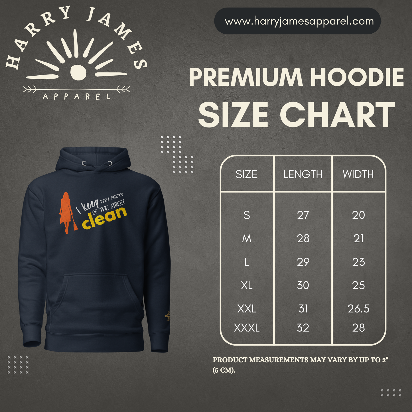 I Keep My Side Clean™ | Premium Embroidered Hoodie