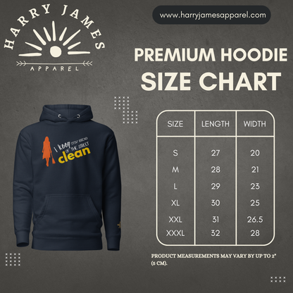 I Keep My Side Clean™ | Premium Embroidered Hoodie