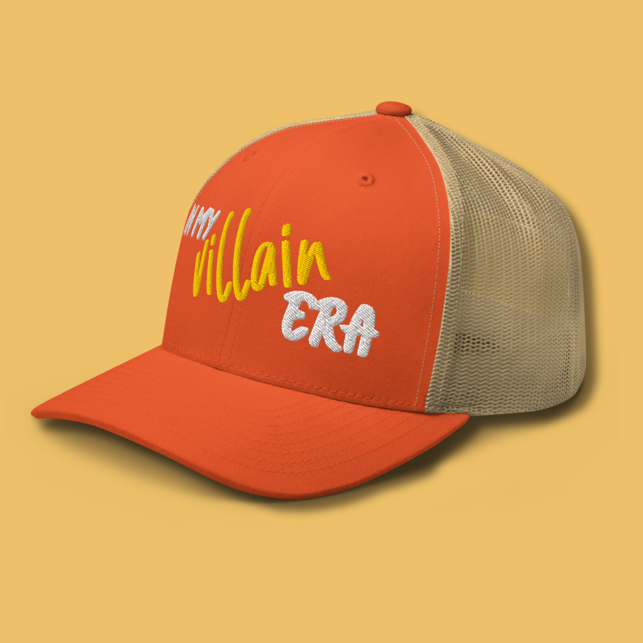 In My Villain Era™ | Embroidered Trucker Cap