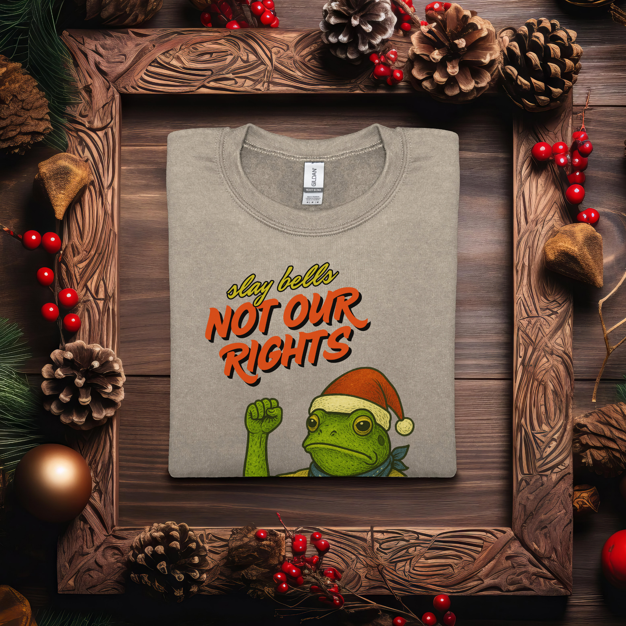 Slay Bells Not My Rights™ | Christmas Crew Sweatshirt