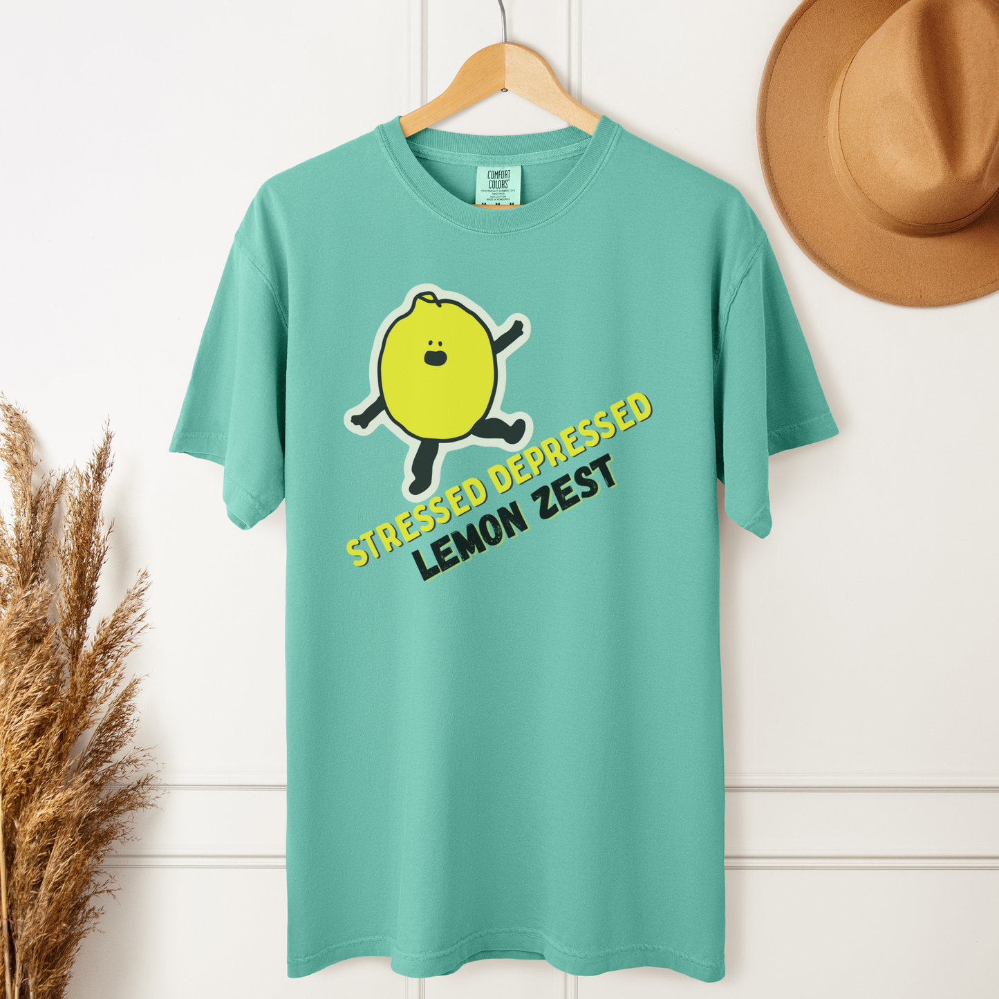 Stressed Depressed Lemon Zest™ | Heavyweight Graphic Tee