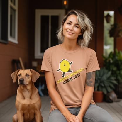 Stressed Depressed Lemon Zest™ | Heavyweight Graphic Tee