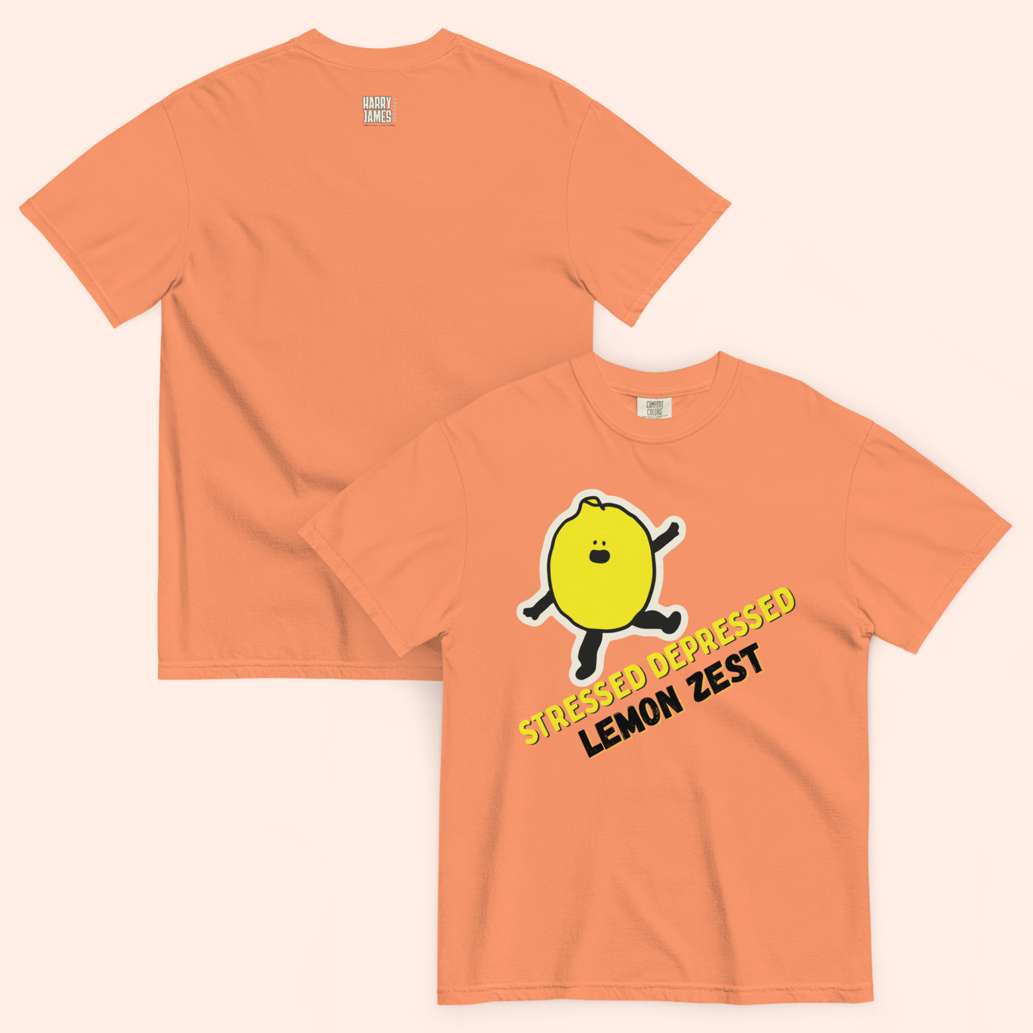 Stressed Depressed Lemon Zest™ | Heavyweight Graphic Tee