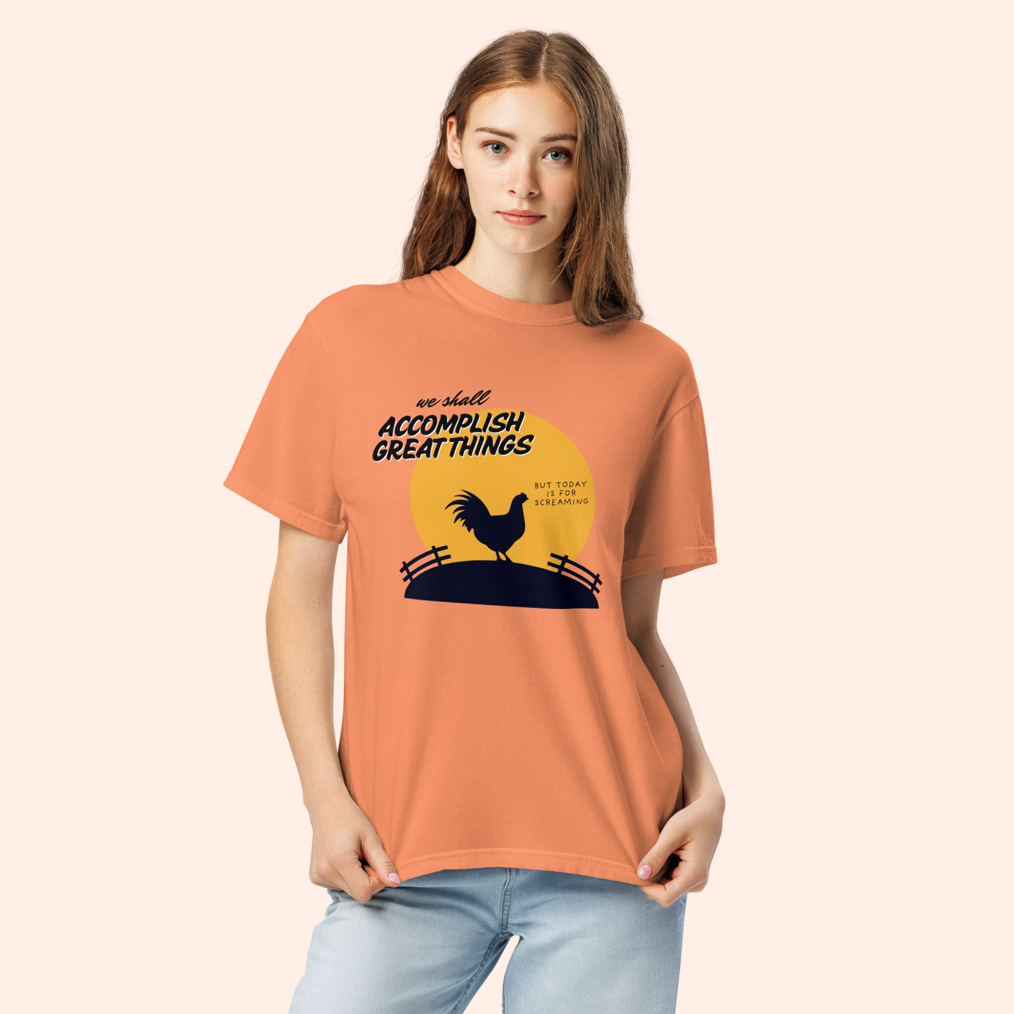 Today is for Screaming™ | Heavyweight Graphic Tee