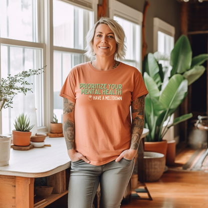 Prioritize Your Mental Health™ | Heavyweight Graphic Tee