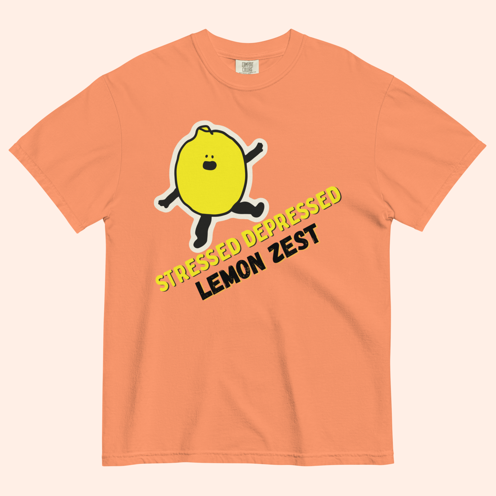 Stressed Depressed Lemon Zest™ | Heavyweight Graphic Tee