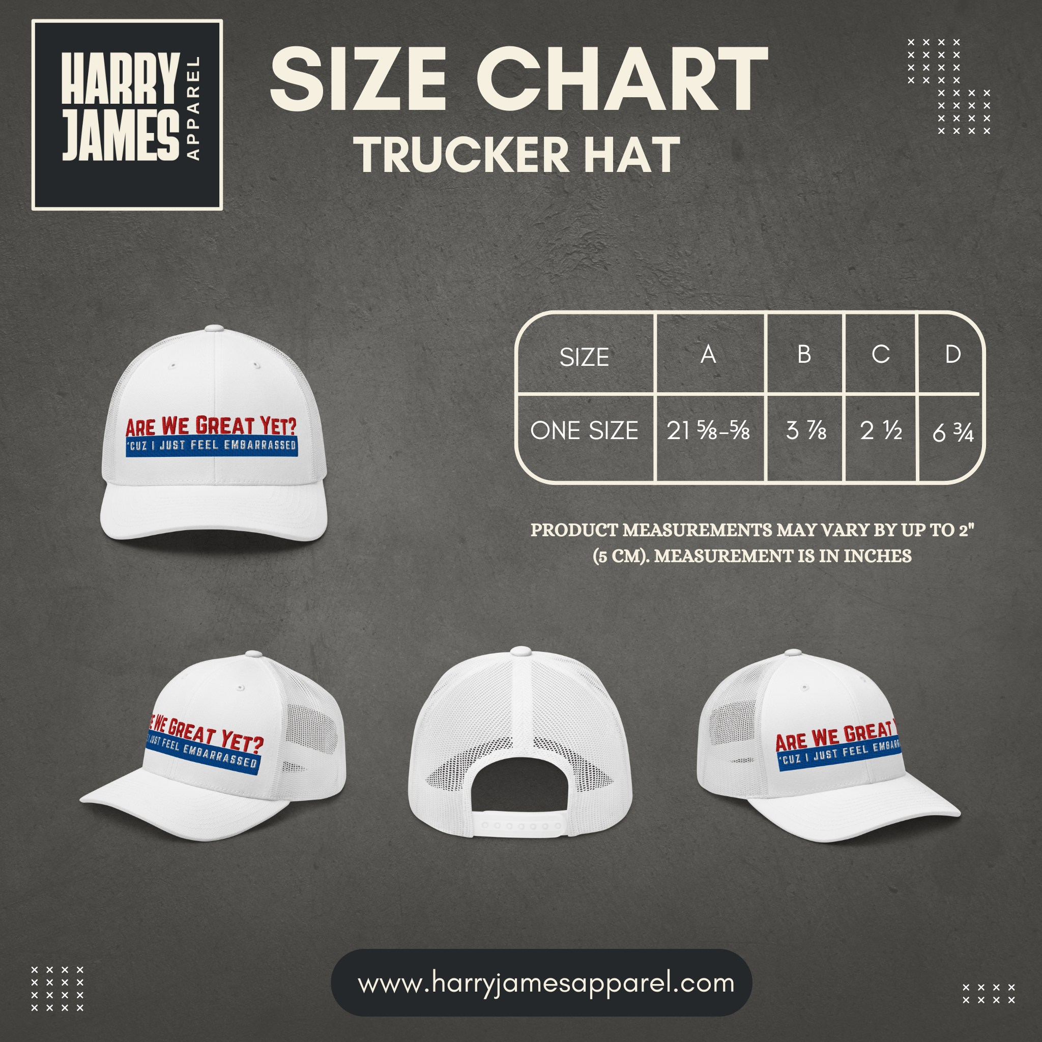 Are We Great Yet?™ | Embroidered Trucker Hat