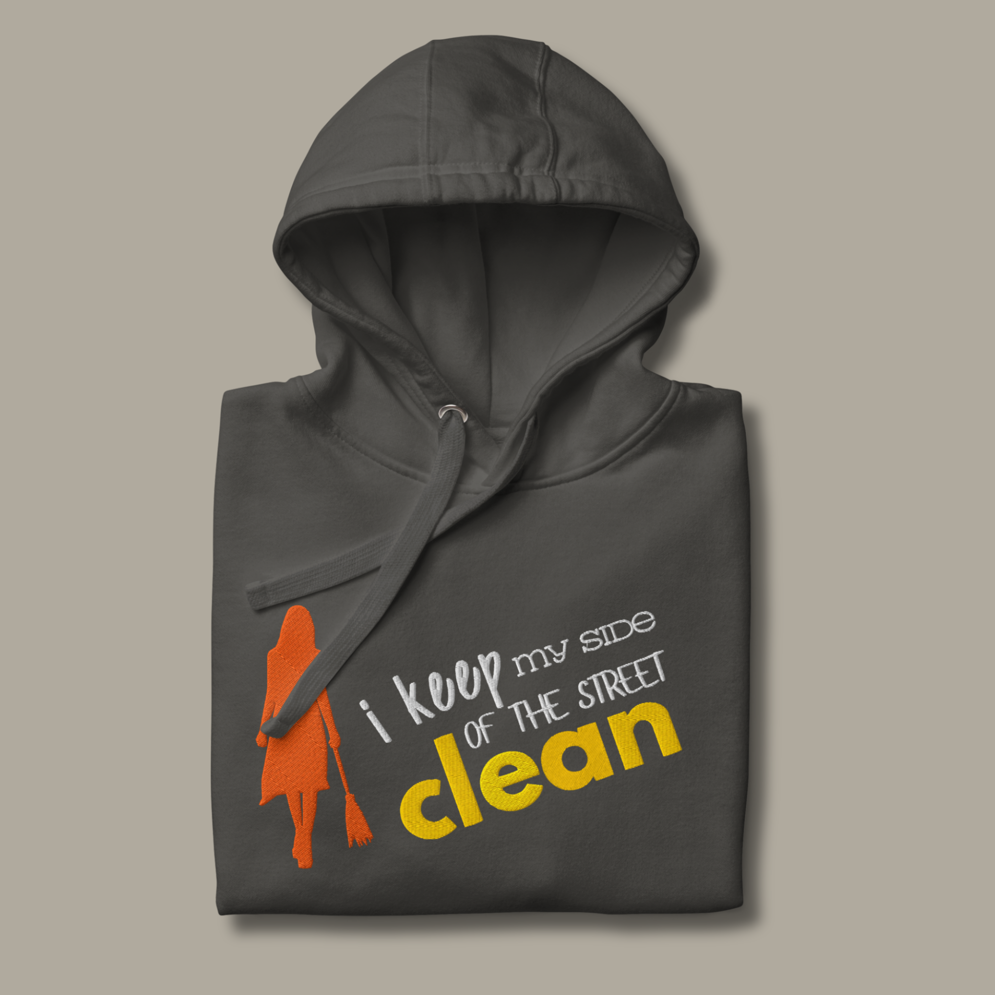 I Keep My Side Clean™ | Premium Embroidered Hoodie