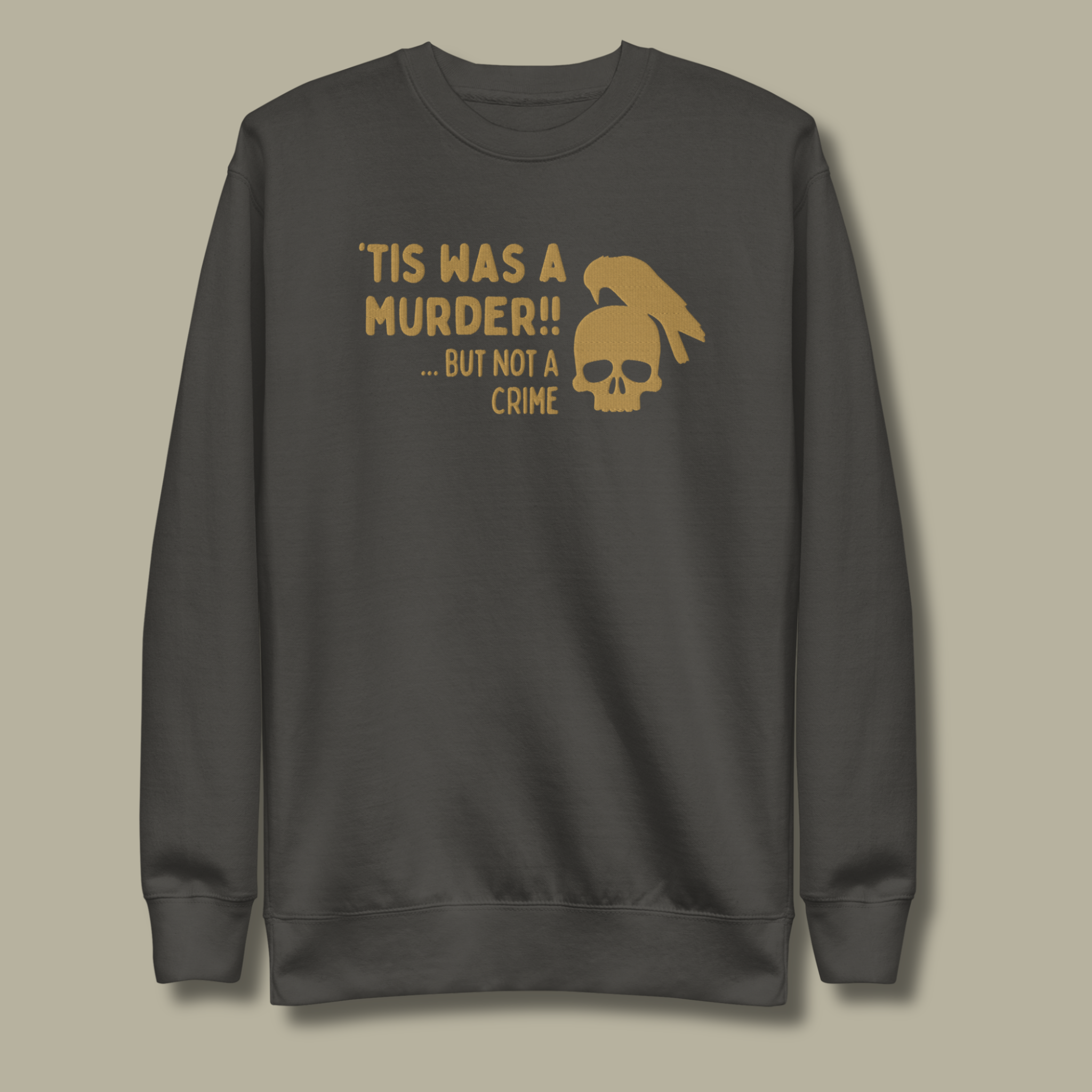 Murder of Crows™ | Premium Embroidered Sweatshirt