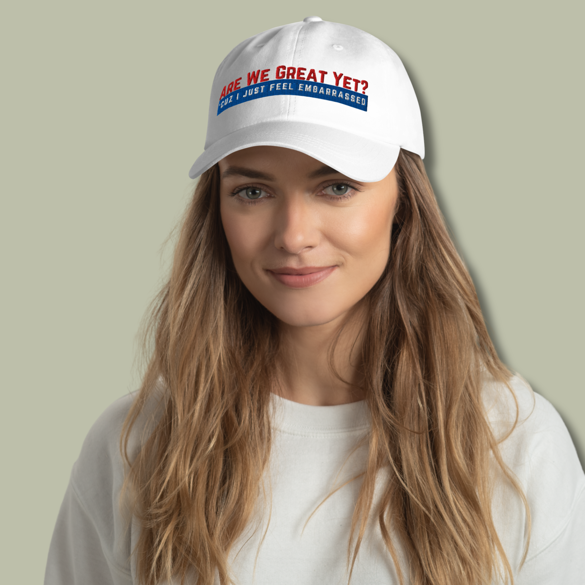 Are We Great Yet?™ | Embroidered Dad Hat