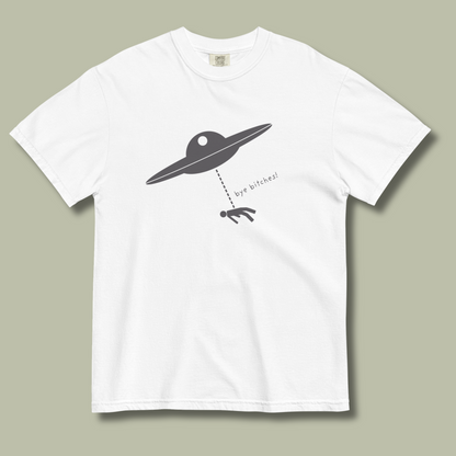 I Rather Get Abducted By Aliens™ Heavyweight Graphic Tee