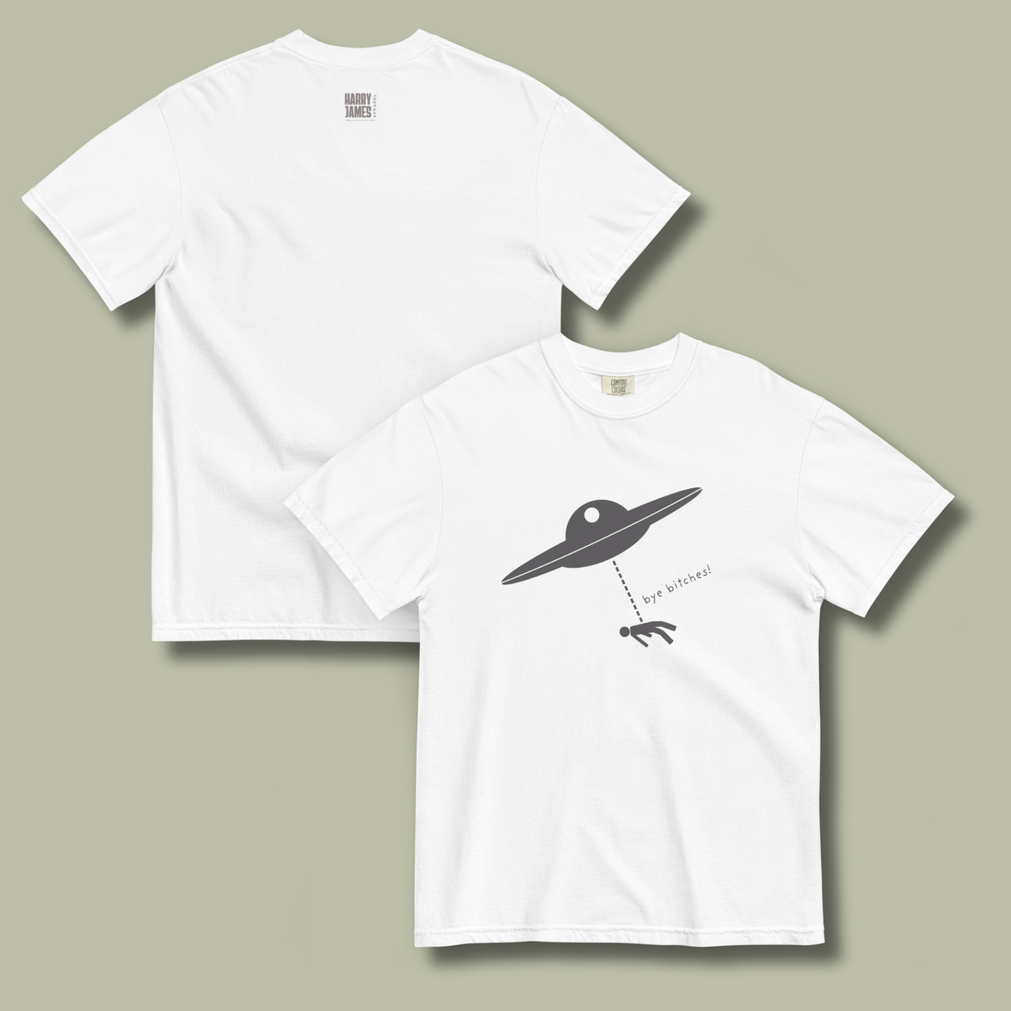 I Rather Get Abducted By Aliens™ Heavyweight Graphic Tee