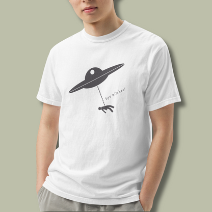 I Rather Get Abducted By Aliens™ Heavyweight Graphic Tee
