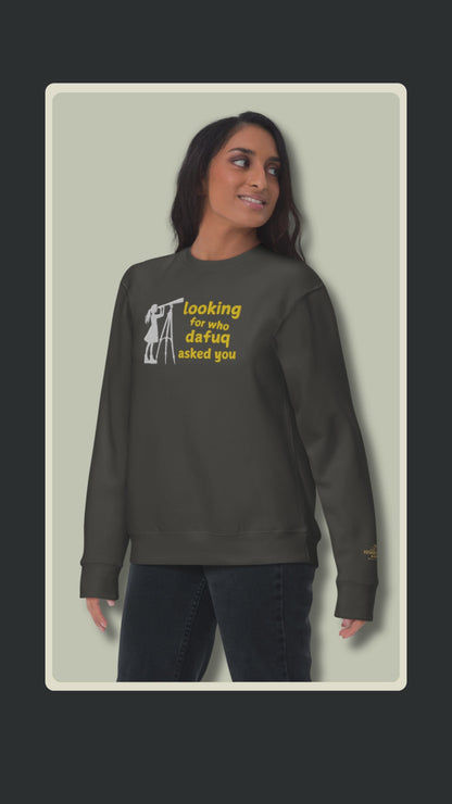 Looking™ | Premium Embroidered Sweatshirt